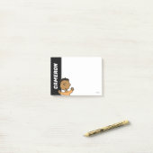 Erdnüsse | Franklin Look Post-it Klebezettel (Auf Schreibtisch)