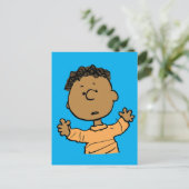 Erdnüsse | Franklin Look Postkarte (Stehend Vorderseite)