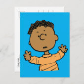 Erdnüsse | Franklin Look Postkarte (Vorne/Hinten)