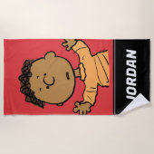 Erdnüsse | Franklin Look Strandtuch (Vorderseite)