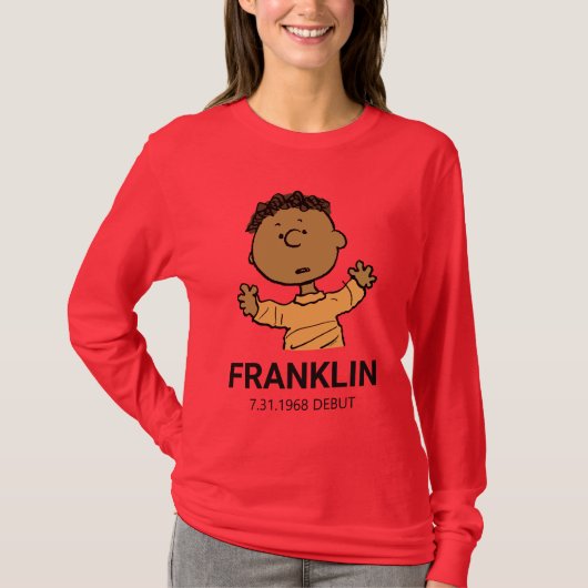 Erdnüsse | Franklin Look T-Shirt (Vorderseite)