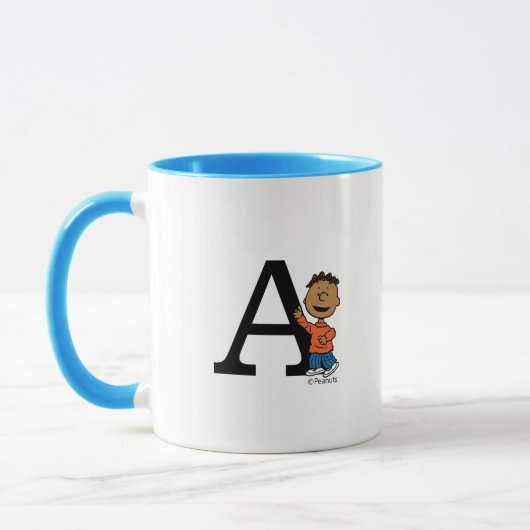 Erdnüsse | Franklin Monogram A Tasse (Links)