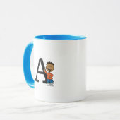 Erdnüsse | Franklin Monogram A Tasse (Vorderseite Links)