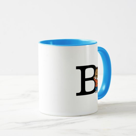 Erdnüsse | Franklin Monogram B Tasse (VorderseiteRechts)