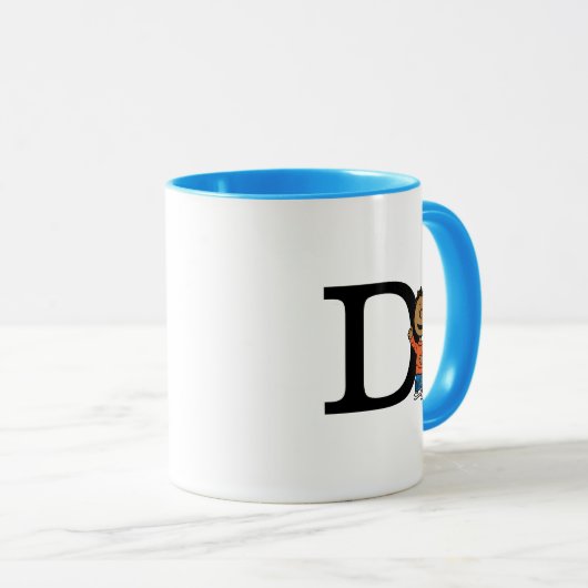Erdnüsse | Franklin Monogram D Tasse (VorderseiteRechts)