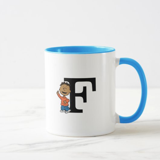 Erdnüsse | Franklin Monogram F Tasse (Rechts)