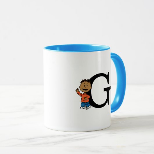 Erdnüsse | Franklin Monogram G Tasse (VorderseiteRechts)