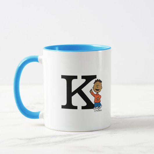 Erdnüsse | Franklin Monogram K Tasse (Links)