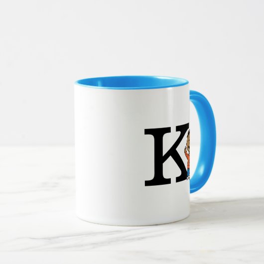 Erdnüsse | Franklin Monogram K Tasse (VorderseiteRechts)