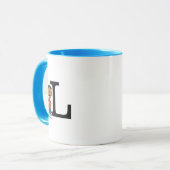 Erdnüsse | Franklin Monogram L Tasse (Vorderseite Links)