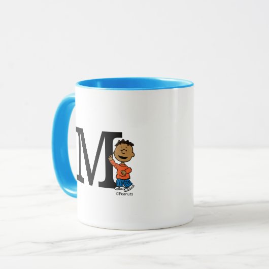 Erdnüsse | Franklin Monogram M Tasse (Vorderseite Links)