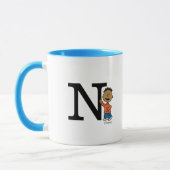 Erdnüsse | Franklin Monogram N Tasse (Links)