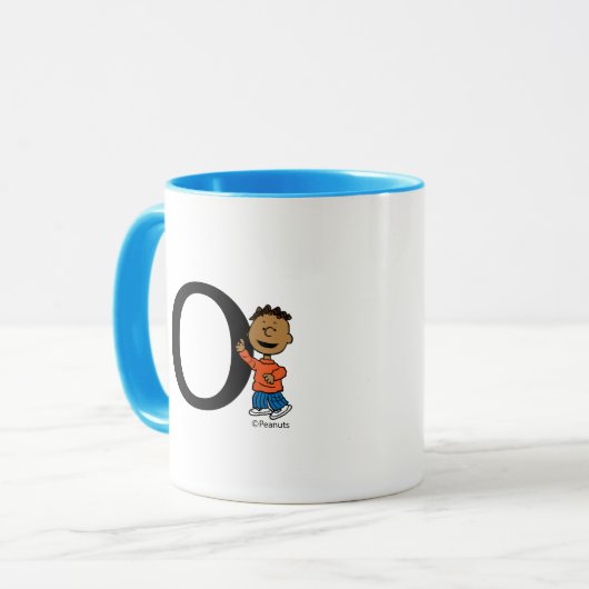 Erdnüsse | Franklin Monogram O Tasse (Vorderseite Links)