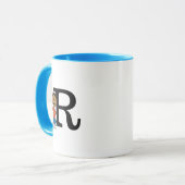 Erdnüsse | Franklin Monogram R Tasse (Vorderseite Links)