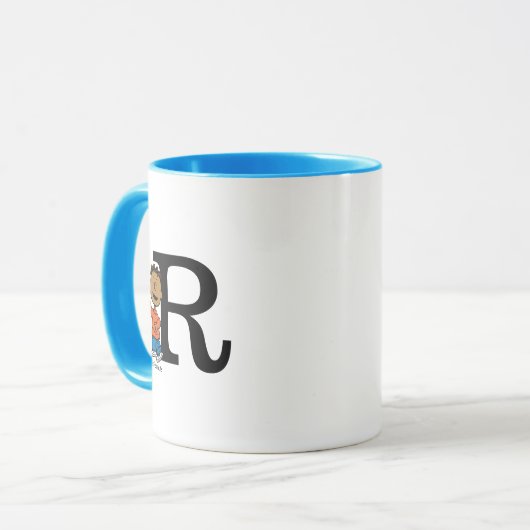 Erdnüsse | Franklin Monogram R Tasse (Vorderseite Links)