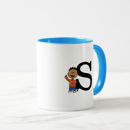 Erdnüsse | Franklin Monogram S Tasse (VorderseiteRechts)