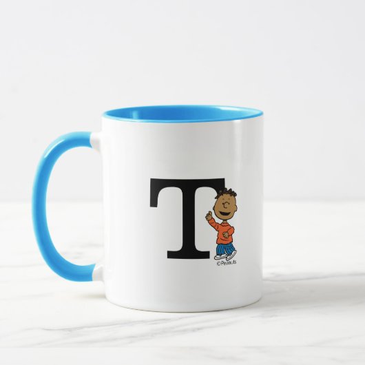 Erdnüsse | Franklin Monogram T Tasse (Links)