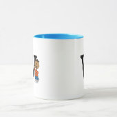 Erdnüsse | Franklin Monogram W Tasse (Zentrum)