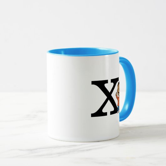 Erdnüsse | Franklin Monogram X Tasse (VorderseiteRechts)