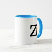 Erdnüsse | Franklin Monogram Z Tasse (VorderseiteRechts)