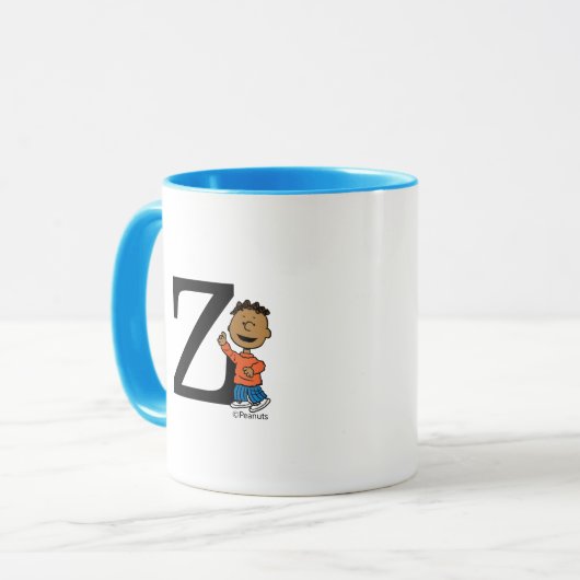 Erdnüsse | Franklin Monogram Z Tasse (Vorderseite Links)