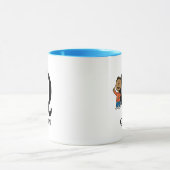 Erdnüsse | Franklin Name & Monogram Q Tasse (Zentrum)