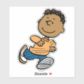 Erdnüsse | Franklin Running Aufkleber (Blatt)