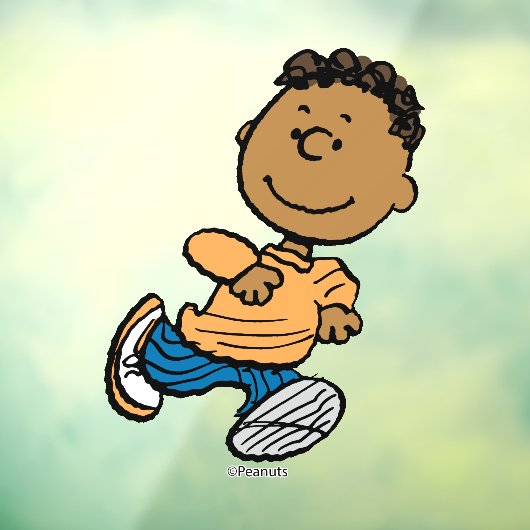 Erdnüsse | Franklin Running Fensteraufkleber (Blatt 3)