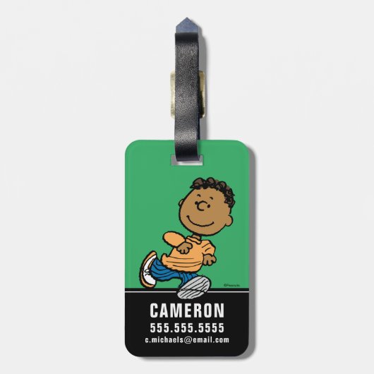 Erdnüsse | Franklin Running Gepäckanhänger (Rückseite vertikal)