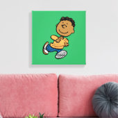 Erdnüsse | Franklin Running Leinwanddruck (Insitu (Wohnzimmer))