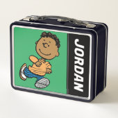 Erdnüsse | Franklin Running Metall Brotdose (Rückseite)