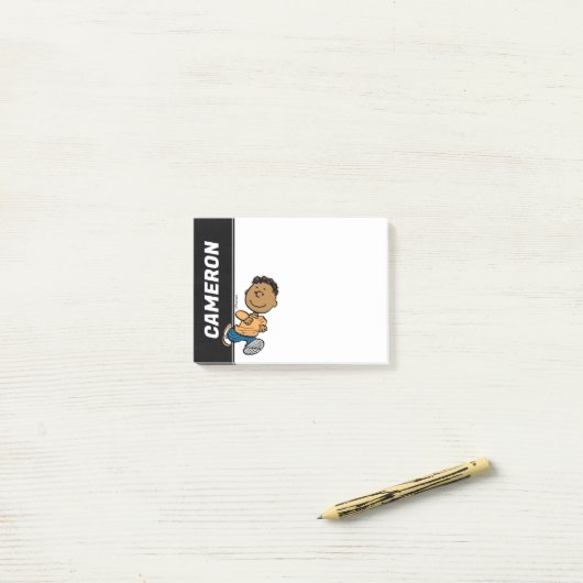 Erdnüsse | Franklin Running Post-it Klebezettel (Auf Schreibtisch)