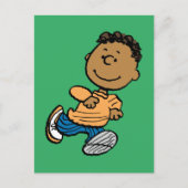 Erdnüsse | Franklin Running Postkarte (Vorderseite)