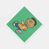 Erdnüsse | Franklin Running Serviette (Ecke)