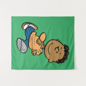 Erdnüsse | Franklin Running Wandteppich (Vorderseite (Horizontal))