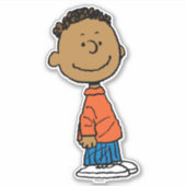 Erdnüsse | Franklin Smile Aufkleber (Vorderseite)