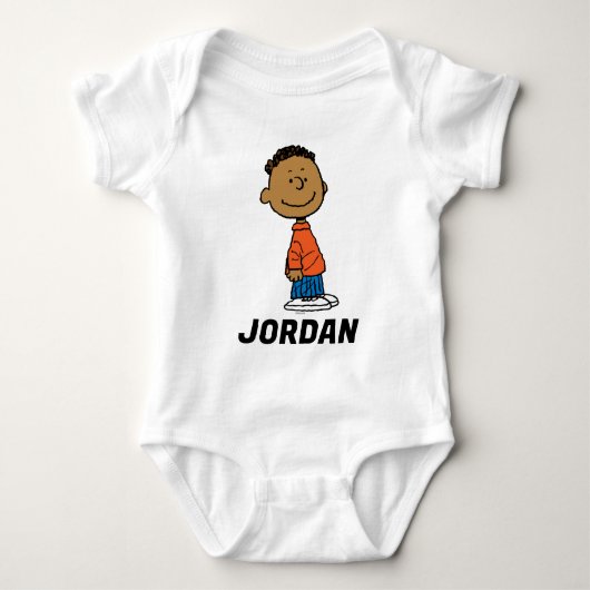 Erdnüsse | Franklin Smile Baby Strampler (Vorderseite)