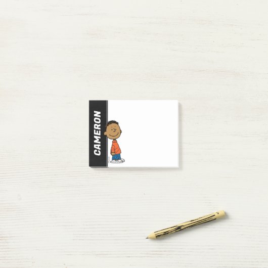 Erdnüsse | Franklin Smile Post-it Klebezettel (Auf Schreibtisch)