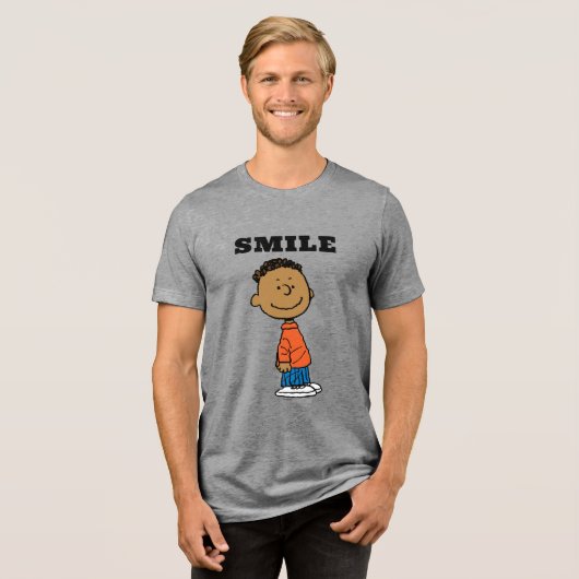 Erdnüsse | Franklin Smile Tri-Blend Shirt (Vorderseite voll)