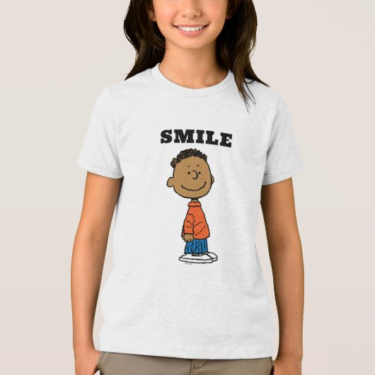Erdnüsse | Franklin Smile Tri-Blend Shirt (Vorderseite)