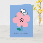 Erdnüsse | Freunde sind die besten | Foto hinzufüg Karte (Gelbe Blume)