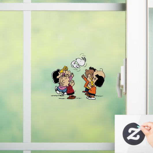 Erdnüsse | Freunde Spaß Fensteraufkleber (Zuhause)