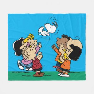Erdnüsse   Freunde Spaß Fleecedecke