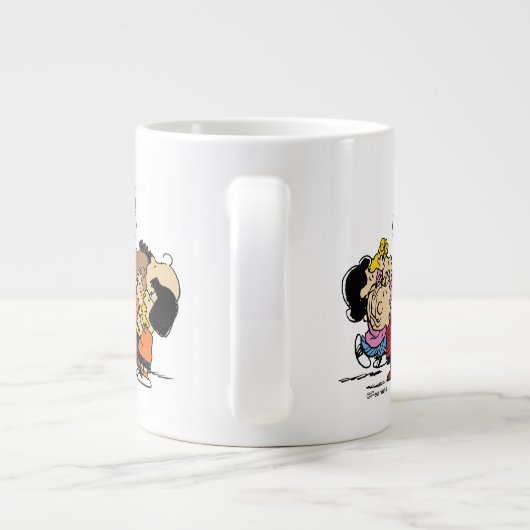 Erdnüsse | Freunde Spaß Jumbo-Tasse (Rückseite)