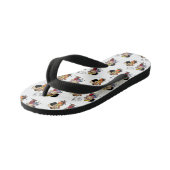 Erdnüsse | Freunde Spaß Kinderbadesandalen (Schrägansicht)