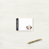 Erdnüsse | Freunde Spaß Post-it Klebezettel (Auf Schreibtisch)