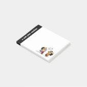 Erdnüsse | Freunde Spaß Post-it Klebezettel (angewinkelt)