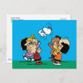 Erdnüsse | Freunde Spaß Postkarte (Vorne/Hinten)