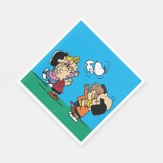 Erdnüsse | Freunde Spaß Serviette (Ecke)