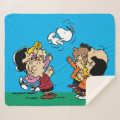 Erdnüsse | Freunde Spaß Sherpadecke (Vorderseite (Horizontal))